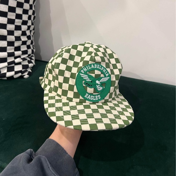 Philadelphia Eagles Green Checkered Hat - Picture 1 of 4